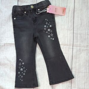 YMI Kids Charcoal Star Jeans